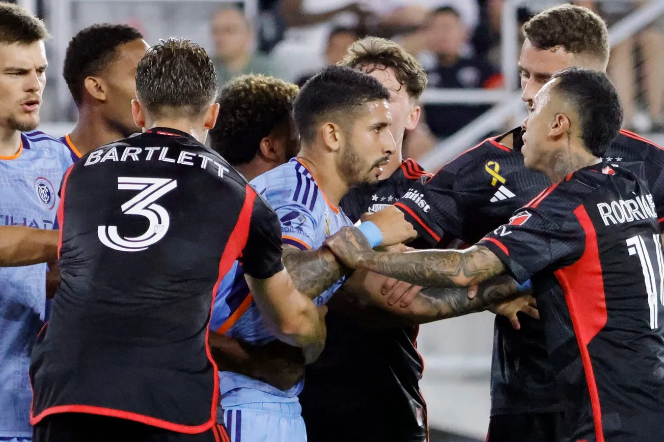 NYCFC score first, settle for draw with DC United